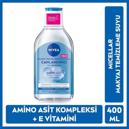 5in1 Canlandırıcı Micellar Makyaj Temizleme Suyu Normal Ciltler, 400 ml, Yüz Temizleyici