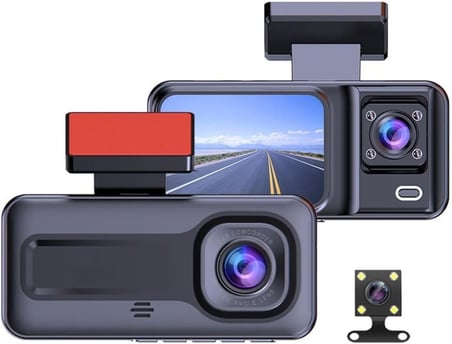 Araç Içi Kamera (3 KAMERALI 1080P / LCD EKRANLI/GECE GÖRÜŞLÜ/GERİ GÖRÜŞ KAMERA/HAREKET ALGILAMA) ile uyumlu