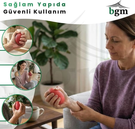 Silikon El Egzersiz Topu – El, Parmak ve Bilek Güçlendirme Topu | Kavrama Gücü Artırıcı | Stres Topu | Fizik Tedavi ve Günlük Egzersiz Topu