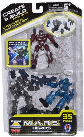 S00040930 Sun-Hpk-Figür Set M.A.R.S.Heros 3Lü 35Prç.3A.