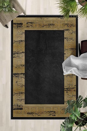 Kaymaz Taban Yıkanabilir Halı – Mutfak, Salon, Yatak Odası için Modern Dijital Baskı Halı (SLNHALI_1