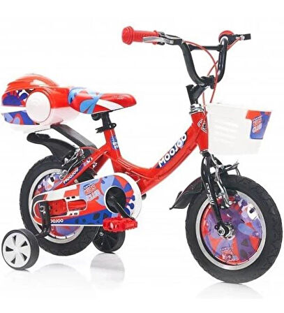 Corelli Moojoo Alüminyum Kadro Aksesuarlı 12 Jant Çocuk Bisikleti Kırmızı 2-4 Yaş