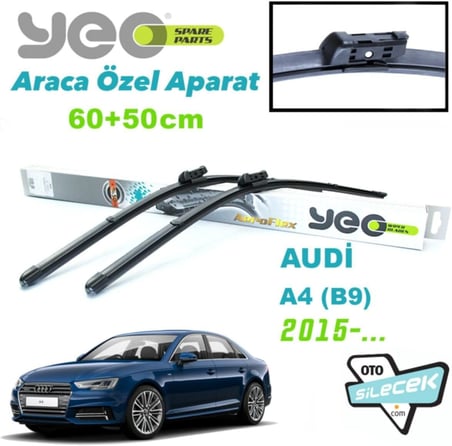 Yeo Audi A4 (B9) ile Uyumlu Silecek Takımı 2015-
