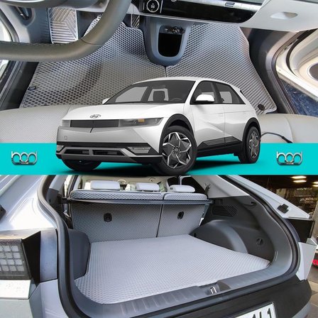 Hyundai IONIQ 5 3D Havuzlu Paspas ve Bagaj Havuzu Seti Gri 2021-Sonrası ioniq 5