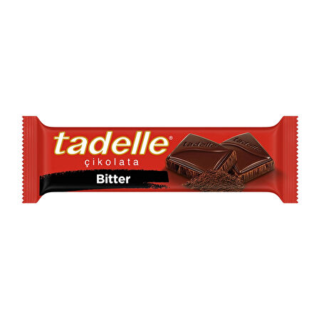 Tadelle Bitter Tablet Çikolata 30 gr x 12 Adet