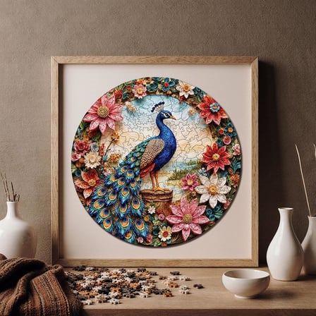 Ahşap Puzzle Yetişkin - Çiçek Açan Zarafet - 252 Parça, 29 x 29 cm - Yapıştırıcı Folyo Dahil - Benzersiz Şekilli Parçalar &amp; Özel Figürler - A1-15