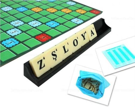 Kelime Üretme Oyunu,Türkçe İngilizce Kelime Avı Lisanslı Üründür Scrabble Muadili Ürün
