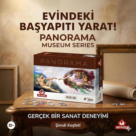 Ademin Yaratılışı 1000 Parça Panorama Puzzle