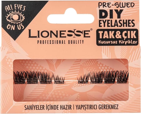 Kendinden Yapışkanlı Tak &amp; Çık Tekli Takma Kirpik NE-801