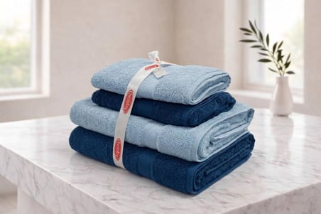 Hobby Hamam Seti Lacivert Gri