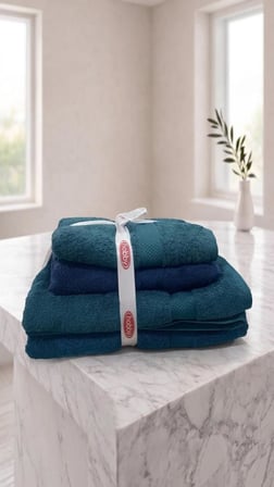 Hobby Hamam Seti Lacivert Yeşil
