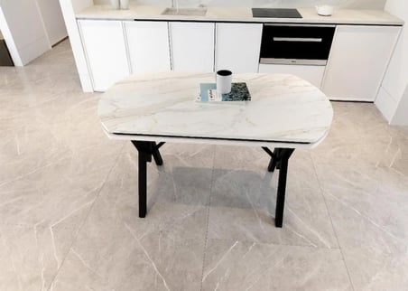 Avenza Living Gofret Yemek Masası 70×120 cm MDF – Modern Mutfak & Ofis Masası