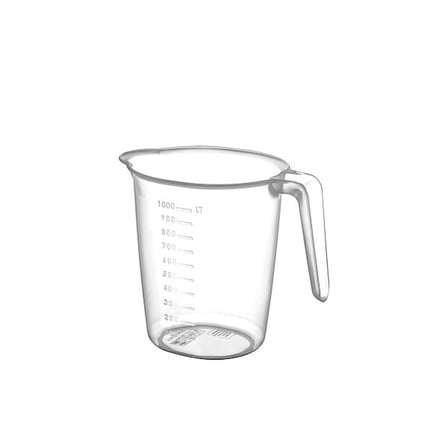 Özel Üretim Hızlı Tarif Çeyiz Ürünü Aşçı Gereci 1 Litre Ölçü Kabı