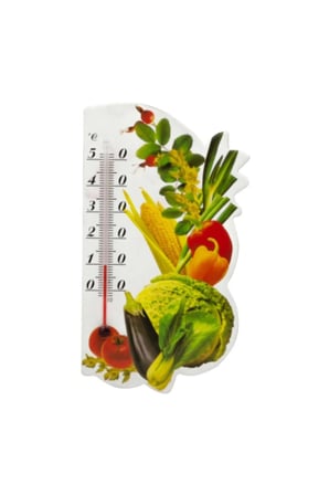 1 Adet Mıknatıslı Mutfak Termometresi – Mıknatıslı Tasarım, Buzdolabına Ve Metal Yüzeylere Asılabilir, Dekoratif Kitchen Thermometer, Magnetic Thermometer