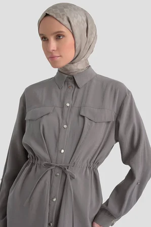 Beli Büzgü Detaylı Pantolonlu İkili Takım 26YT619