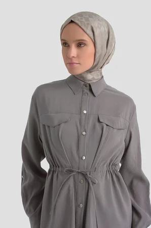 Beli Büzgü Detaylı Pantolonlu İkili Takım 26YT619