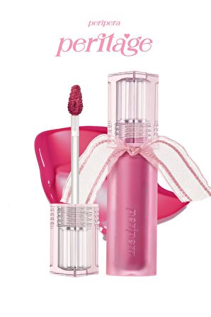 Doğal Tonlarda, Uzun Süre Kalıcı, Işıltılı Tint Peripera Water Bare Tint (08 Pure Pink) (Peritage)