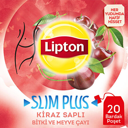 Lipton Slim Plus Kiraz Saplı 20'li 36 G