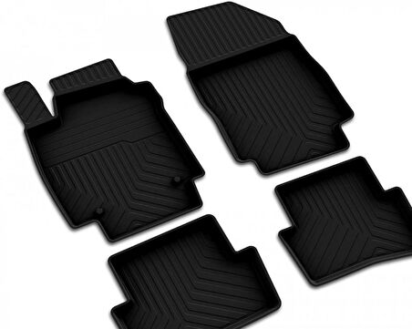 Renault Clio 4 SW Ferrous 4D Havuzlu Kauçuk Paspas 2012 2019