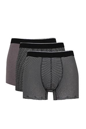 DeFacto Regular Fit 3'lü Boxer C9558AX24WNBK81