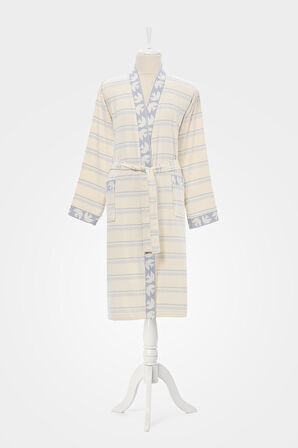 Özdilek Birds Peştamal Kimono Bornoz S/M Beden