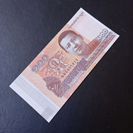Escoines Koleksiyon 26tzl3683fa7eddb45c 2014 Kamboçya 100 Riel Çil Eski Yabancı Kağıt Para