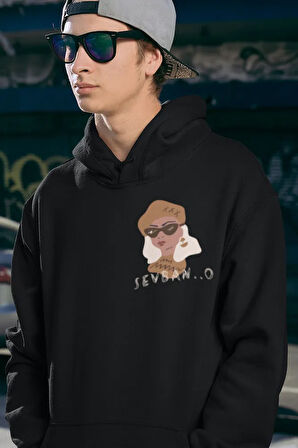 Özel Tasarım Unisex Oversize Hoodie