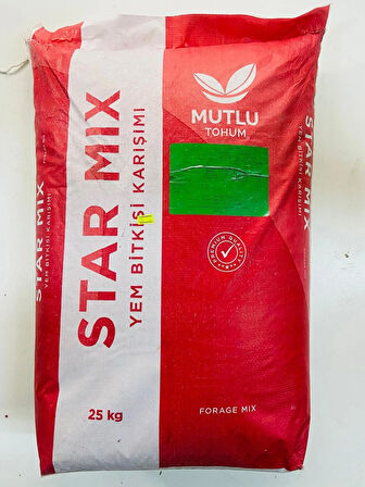 Mutlu Tohum Starmix 4 Lü Yem Karışımı Tohumu, Starmix 1 Kg