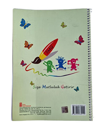 Sırada Ne Var - Okul öncesi Matematik Kitabı Spiralli 96 sayfa etkinlik ve aktivite kitabı
