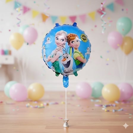 145 cm Frozen Elsa Anna Olaf Folyo Balon 18 İnç - Doğum Günü Parti Dekorasyon Balonu