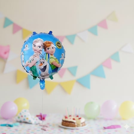 145 cm Frozen Elsa Anna Olaf Folyo Balon 18 İnç - Doğum Günü Parti Dekorasyon Balonu