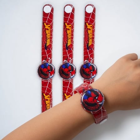 Spider Örümcek Adam Deri Bileklik 3'lü Çıtçıtlı 18 cm Ayarlanabilir Cosplay Aksesuar