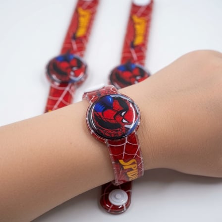 Spider Örümcek Adam Deri Bileklik 3'lü Çıtçıtlı 18 cm Ayarlanabilir Cosplay Aksesuar