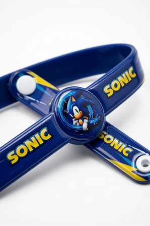 Sonic Temalı 3'lü Çıtçıtlı Kanka Bileklik Seti 18 cm Plastik Çocuk Arkadaşlık Bilekliği