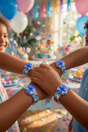 Stitch Bileklik Seti 3 Adet 18 Cm Lilo ve Stitch Temalı Çocuk Parti ve Hediye Aksesuarı