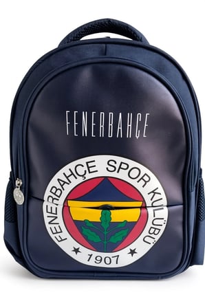 Fenerbahçe Orijinal Lisanslı Logo Desenli Okul Sırt Çantası Taraftar Öğrenci 38x30x14 cm
