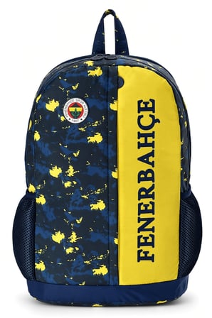 Fenerbahçe Lisanslı Orijinal Kamuflajlı Futbol Takımı Okul Çantası Sırt Çantası 42x37x18 cm