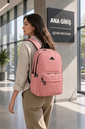 Kappa Pembe Sırt Çantası  43 30 13