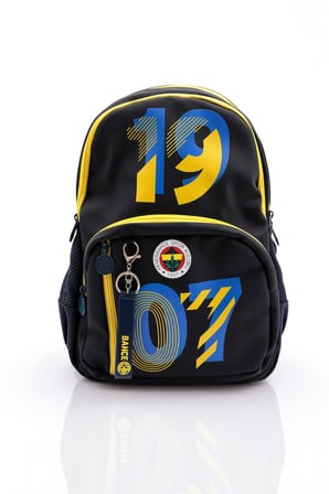 Fenerbahçe 1907 Lisanslı İlkokul Okul Sırt Çantası 25743 Futbol Takımı Taraftar 38x28x16 cm