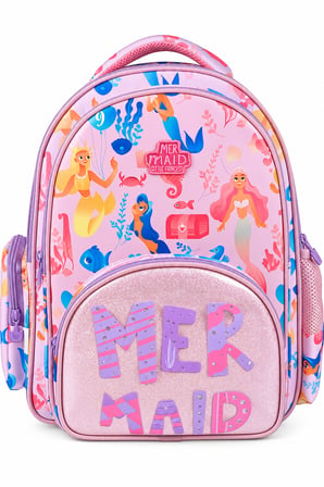 Okul Sırt Çantası Mermaid Deniz Kızı 3 Bölmeli 16L 39x29x16cm Çocuk Çantası