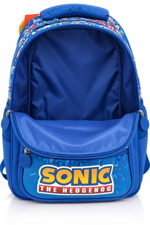 Sonic Mavi Kirpi İlkokul Okul Çantası Çocuk Öğrenci Sırt Çantası Karakter Temalı 37 x 27 x 19