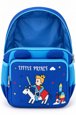 Küçük Prens Little Prince Anaokulu Okul Çantası Lüks Kulaklı Çocuk Sırt Çantası 30 x 23 x 11 cm