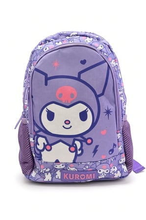 Kuromi Lila Anaokulu Okul Çantası Çocuk Sırt Çantası Okul Öncesi Günlük Kullanım 35 x 22 x 10 cm