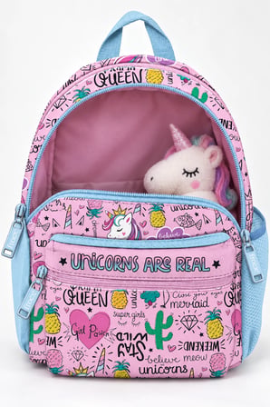 Unicorn Flamingo Anaokulu Okul Çantası Çocuk Sırt Çantası Günlük Okul Kullanımı 32 x 22 x 15 cm
