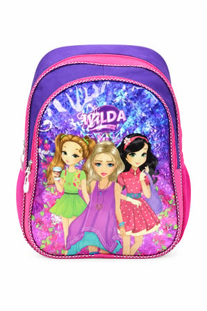 Wilda Girl Anaokulu Okul Çantası Çocuk Sırt Çantası Günlük Okul Kullanımı 30 x 24 x 11 cm