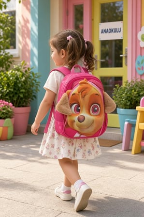 Anaokulu Okul Çantası Paw Patrol Skye Lisanslı Sırt Çantası 33x25x13 cm