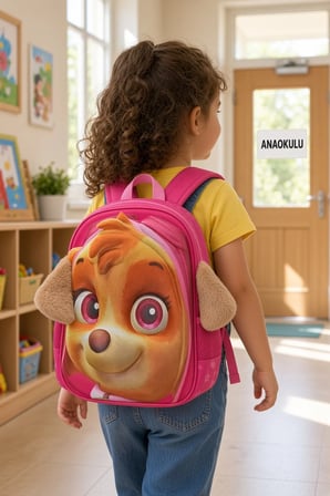 Anaokulu Okul Çantası Paw Patrol Skye Lisanslı Sırt Çantası 33x25x13 cm