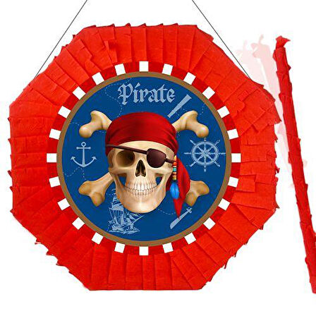 Korsan Pinyata 42cm + Sopası