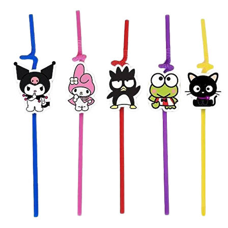 Pipet KUROMİ körüklü 10 lu artistik Doğum Günü Pipeti