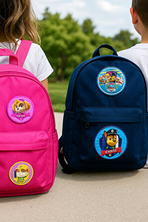 Lisanslı Yaka çanta rozeti PAW PATROL 6LI